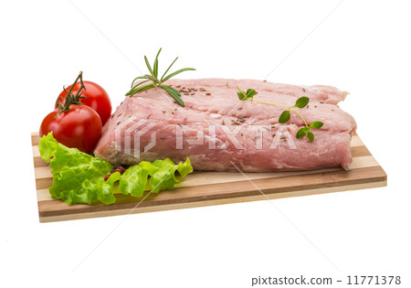 Raw pork meat Raw pork meat 11771378