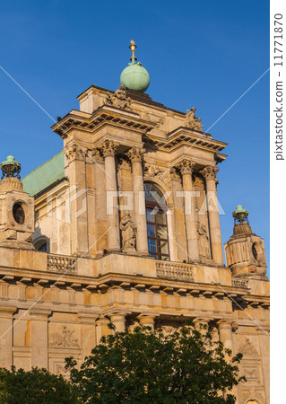 Warsaw, Poland - Carmelite church at famous Krakowskie Przedmies 11771870