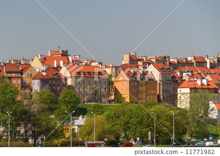 Old Town by the river Vistula picturesque scenery in the city of 11771982