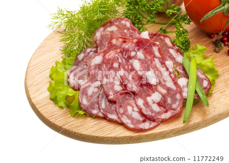 Fresh ripe salami 11772249