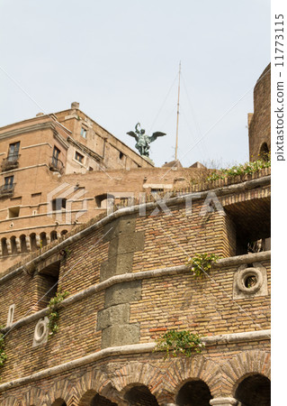 The Mausoleum of Hadrian, usually known as the Castel Sant'Angel 11773115
