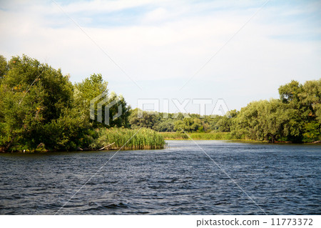 Dnipro river coast 11773372