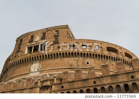 The Mausoleum of Hadrian, usually known as the Castel Sant'Angel 11773569