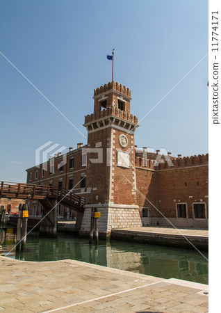 Arsenal and Naval Museum entrance view (Venice, Italy). Was foun Arsenal and Naval Museum entrance view (Venice, Italy). Was foun 11774171