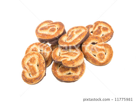 Heap of delicious cookies isolated on white background Heap of delicious cookies isolated on white background 11775981