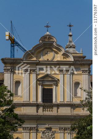 Great church in center of Rome, Italy. Great church in center of Rome, Italy. 11776397