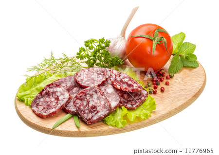 Fresh ripe salami Fresh ripe salami 11776965