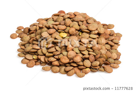 Lentils Isolated on White Background 11777628