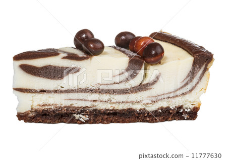 cheesecake with chocolate sauce. cheesecake with chocolate sauce. 11777630