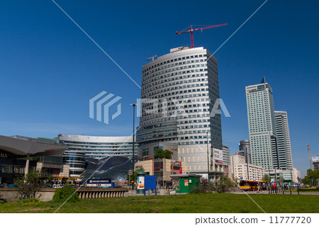 Warsaw skyline with warsaw towers 11777720