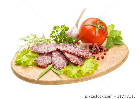 Fresh ripe salami Fresh ripe salami 11778115