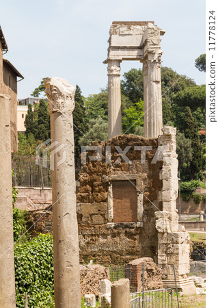 Ruins by Teatro di Marcello, Rome - Italy 11778124