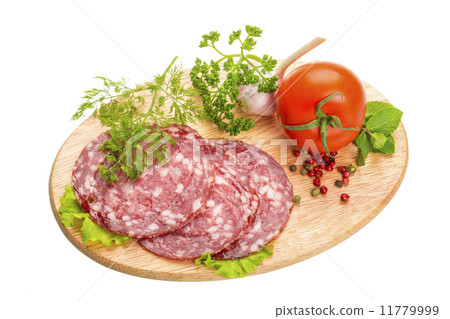 Fresh ripe salami Fresh ripe salami 11779999