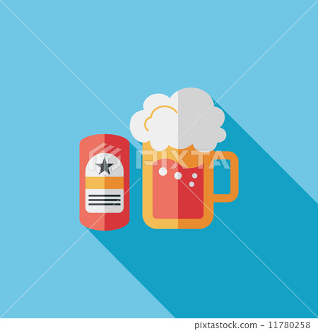 beer flat icon with long shadow,eps10 beer flat icon with long shadow,eps10 11780258