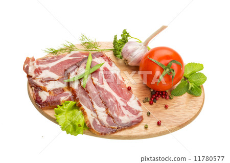 Bacon with vegetables Bacon with vegetables 11780577