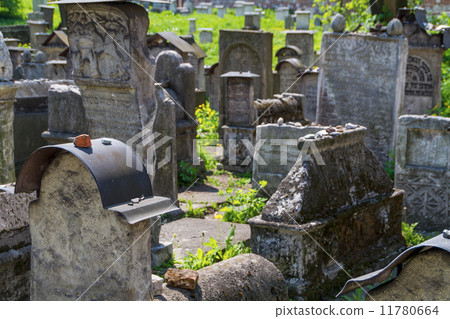 The Remuh Cemetery in Krakow, Poland, is a Jewish cemetery estab 11780664