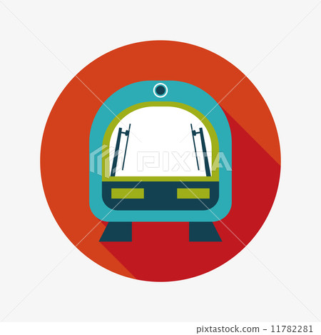 speed train flat icon with long shadow speed train flat icon with long shadow 11782281