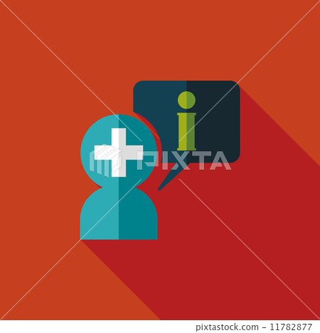 medical speech flat icon with long shadow medical speech flat icon with long shadow 11782877