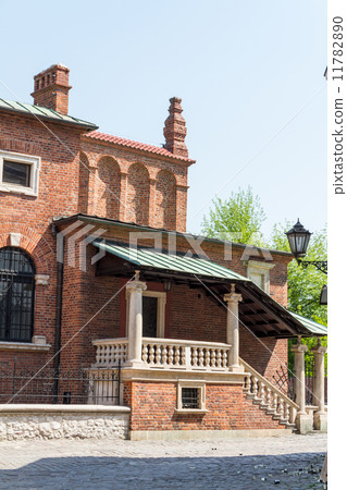 Old Synagogue in historic Jewish Kazimierz district of Cracow, P 11782890