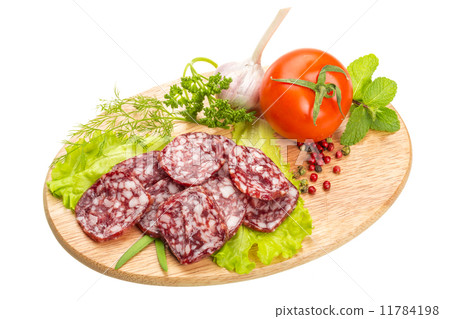 Fresh ripe salami Fresh ripe salami 11784198