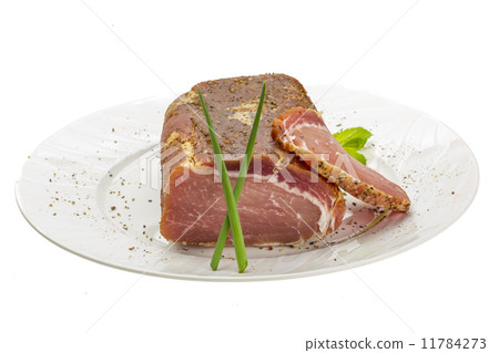 Bacon with vegetables 11784273