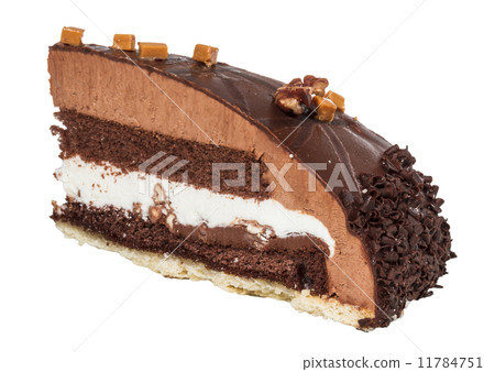 Piece of chocolate cake Piece of chocolate cake 11784751