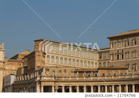 Buildings in Vatican, the Holy See within Rome, Italy. Part of S Buildings in Vatican, the Holy See within Rome, Italy. Part of S 11784766