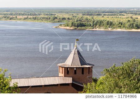 Summer view of historic district of Nizhny Novgorod. Russia 11784966