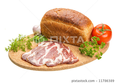 Bacon with vegetables Bacon with vegetables 11786389