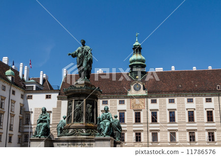Hofburg palace and monument. Vienna.Austria. 11786576