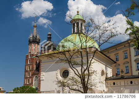 st. James Church on Main Square in Cracow, Poland 11786706