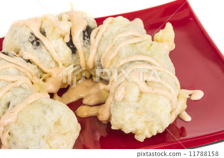 Japanese Cuisine -Tempura Maki Sushi (Deep Fried Roll made of sa Japanese Cuisine -Tempura Maki Sushi (Deep Fried Roll made of sa 11788158