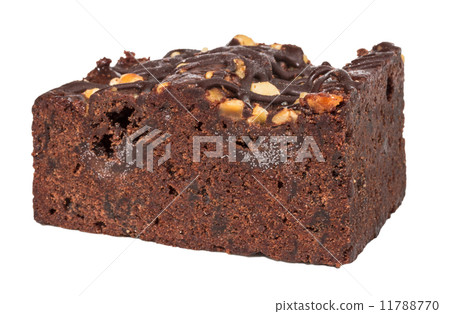 cake truffle with black chocolate sauce 11788770