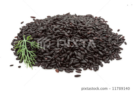 Black rice heap Black rice heap 11789140