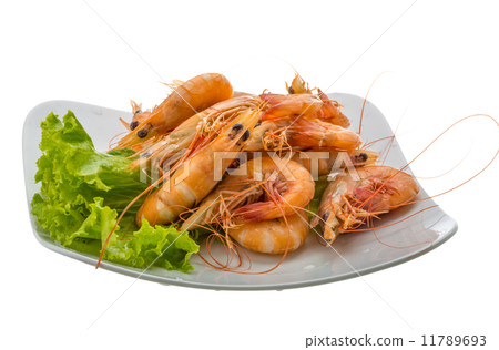 Big tiger shrimps 11789693