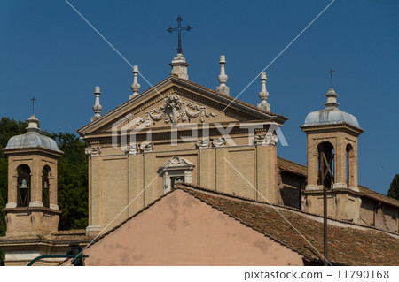 Great church in center of Rome, Italy. Great church in center of Rome, Italy. 11790168