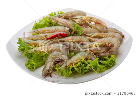 Raw tiger shrimps Raw tiger shrimps 11790463