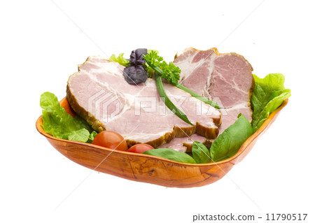 Bacon with vegetables Bacon with vegetables 11790517