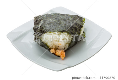 Japan rice ball with salmon 11790870