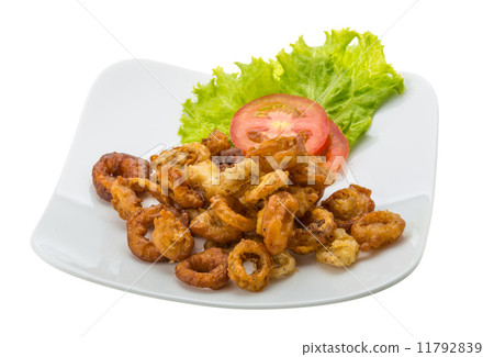Fried squid rings Fried squid rings 11792839