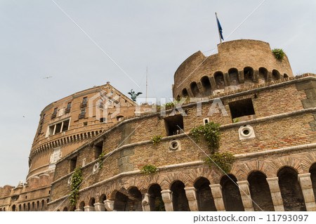 The Mausoleum of Hadrian, usually known as the Castel Sant'Angel 11793097
