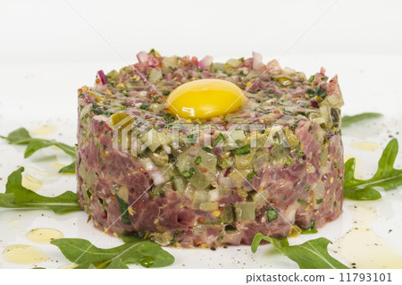 steak tartare with egg steak tartare with egg 11793101