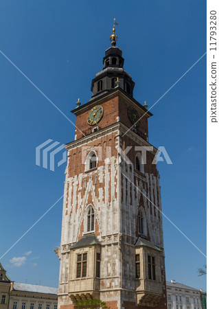 Town hall tower on main square of Krakow Town hall tower on main square of Krakow 11793280