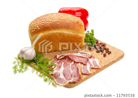 Bacon with vegetables Bacon with vegetables 11793538