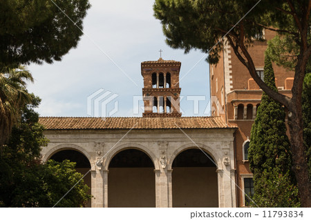 Great church in center of Rome, Italy. Great church in center of Rome, Italy. 11793834
