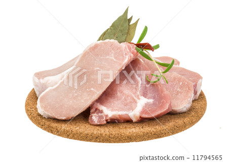 Raw pork steak Raw pork steak 11794565