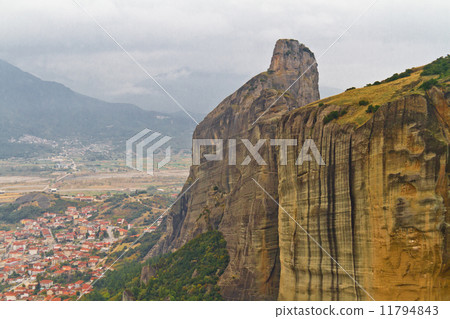 Meteora cliffs and monasteries Meteora cliffs and monasteries 11794843