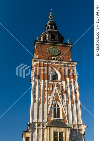 Town hall tower on main square of Krakow Town hall tower on main square of Krakow 11794847