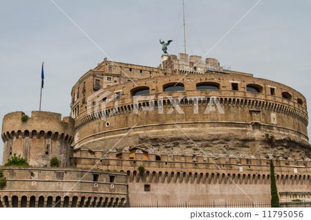 The Mausoleum of Hadrian, usually known as the Castel Sant'Angel 11795056
