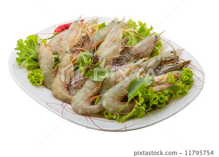 Raw tiger shrimps 11795754